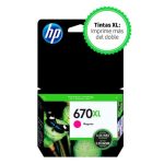 Tinta HP 670XL Magenta CZ119AL Para Deskjet 4615, 4625, 3525, 5525