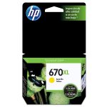 Tinta HP 670XL Yellow CZ120AL Para Deskjet 4615, 4625, 3525, 5525