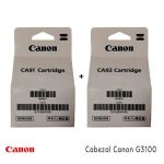 Cabezal Canon CA91 Negro - CA92 TriColor Para G3100/G4100 - Imagen 2