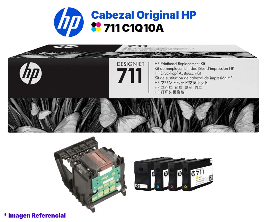Cabezal-Original-HP-711-C1Q10A.jpg Cabezal Original HP 711 C1Q10A Para T120, T520, T530 - Imagen 1