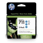Tinta HP 711 Cyan CZ134A T120, T520 TriPack 29ML