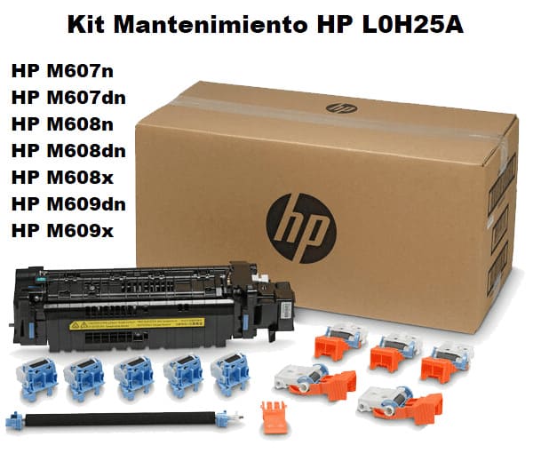 Kit-Mantenimiento-HP-L0H25A-.jpg Kit de Mantenimiento HP L0H25A Original M607, M608, M609 - Imagen 1