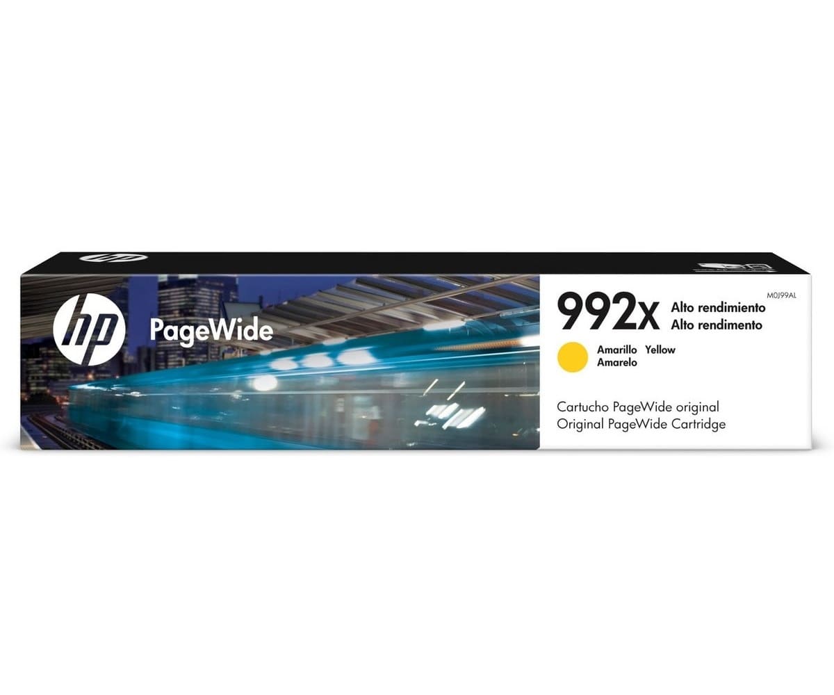 M0J99AL.jpg Tinta HP 992X Yellow M0J99AL 16,000 PAGINAS - Imagen 1