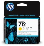 Tinta HP 712 Yelllow 3ED69A Para T650, T250, T210 29ML
