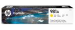 Tinta HP 981A Yellow J3M70A mfp 586dn, 556dn - Imagen 3
