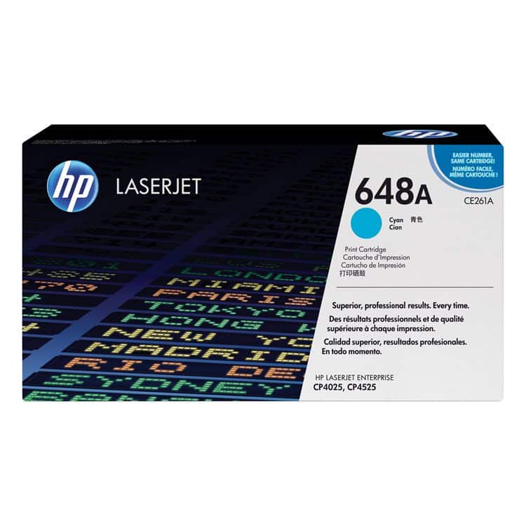TONER-CIAN-HP-648A-C261A.jpg Toner HP 648A Cyan CE261A Para CP4525, CP4025 - Imagen 1