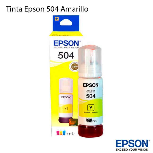 Tinta-Epson-T504-Yellow-T504420-AL-Original.jpg Tinta Epson T504 Yellow T504420-AL Original - Imagen 1