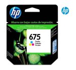 Tinta HP 675 Tricolor CN691AL Para Ink 1015, 2645
