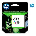 Tinta HP 675 Tricolor CN691AL Para Ink 1015, 2645