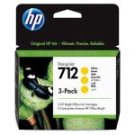Tinta HP 712 Yellow 3ED79A T650, T250, T210 TriPack 29ML