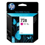 Tinta HP 728 Magenta F9J62A Para T730, T830 40ML