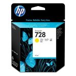Tinta HP 728 Yellow F9J61A Para T730, T830 40ML