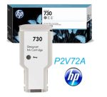 Tinta HP 730 Gray P2V72A Para DesignJet T1600, T2600 300ML - Imagen 2
