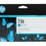 Tinta Original HP 738 Cyan 498N5A T950/T850 130ML