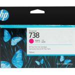 Tinta Original HP 738 Magenta 498N6A T950/T850 130ML
