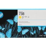 Tinta Original HP 738 Yellow 676M8A  T950/T850 300ML