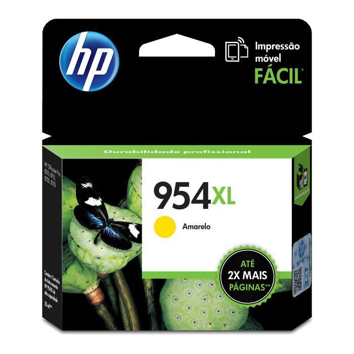 Tinta-HP-954XL-Amarillo.jpg Tinta HP 954XL Yellow L0S68AL Para OfficeJet Pro 7740, 8720, 8710 - Imagen 1