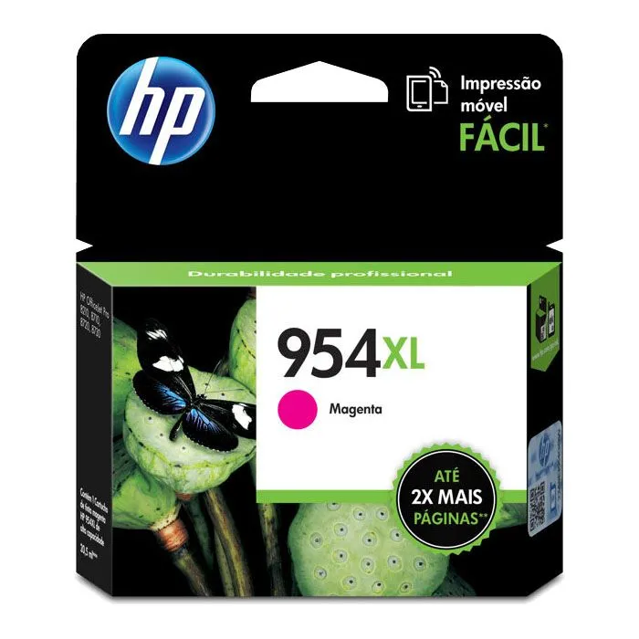 Tinta-HP-954XL-Magenta.webp Tinta HP 954XL Magenta L0S65AL Para OfficeJet Pro 7740, 8720, 8710 - Imagen 1