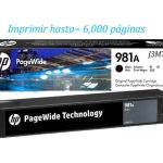 Tinta HP 981A Black J3M71A mfp 586dn, 556xh