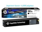 Tinta HP 981A Black J3M71A mfp 586dn, 556xh - Imagen 4