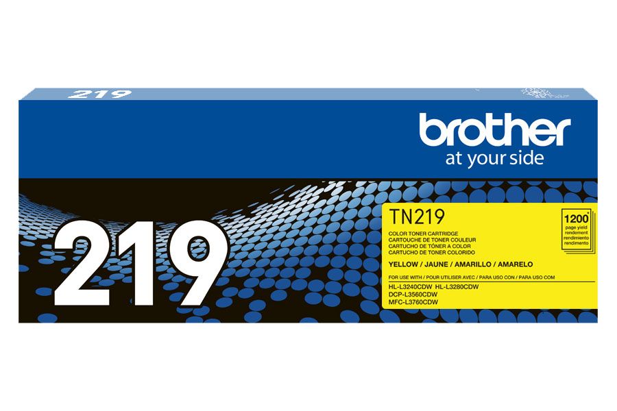 Toner-Brother-TN-219Y-Yellow.jpg Toner Brother TN-219Y Yellow Para L3760/L3240 - Imagen 1
