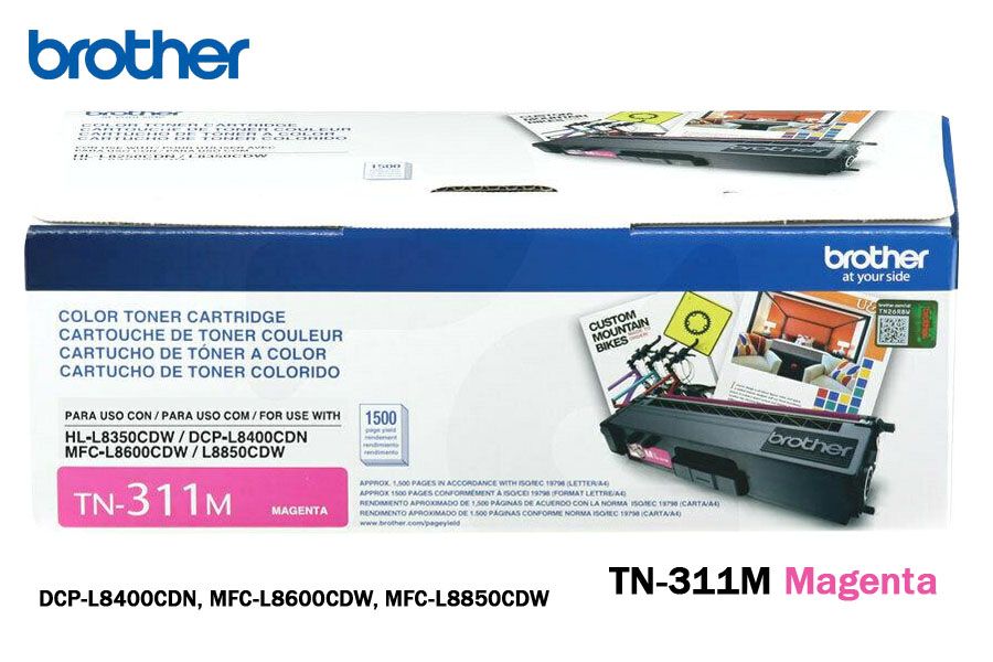 Toner-Brother-TN-311M-Magenta.jpg Toner Brother TN-311M Magenta L8350, L8600, L8850 - Imagen 1