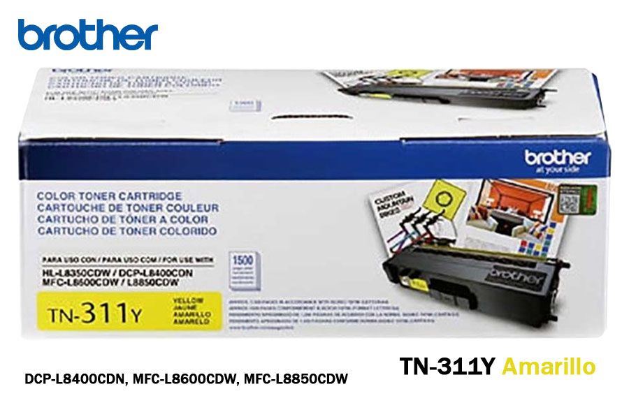 Toner-Brother-TN-311Y-Amarillo.jpg Toner Brother TN-311Y Yellow L8350, L8600, L8850 - Imagen 1