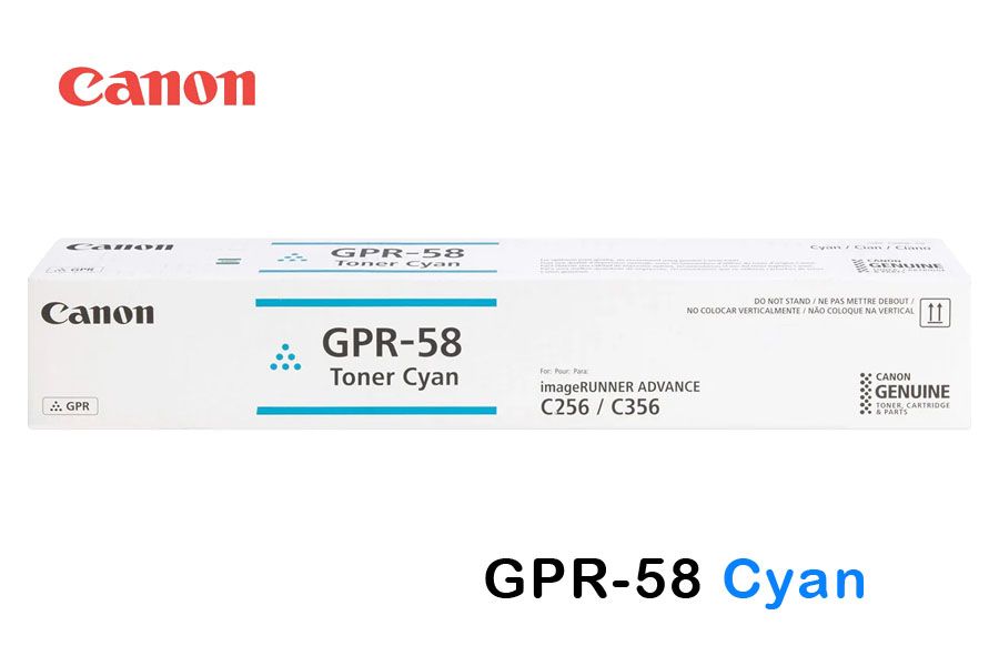 Toner-Canon-GPR-58-Cyan.jpg Toner Canon GPR-58 Cyan C256, C356, DX C257 - Imagen 1