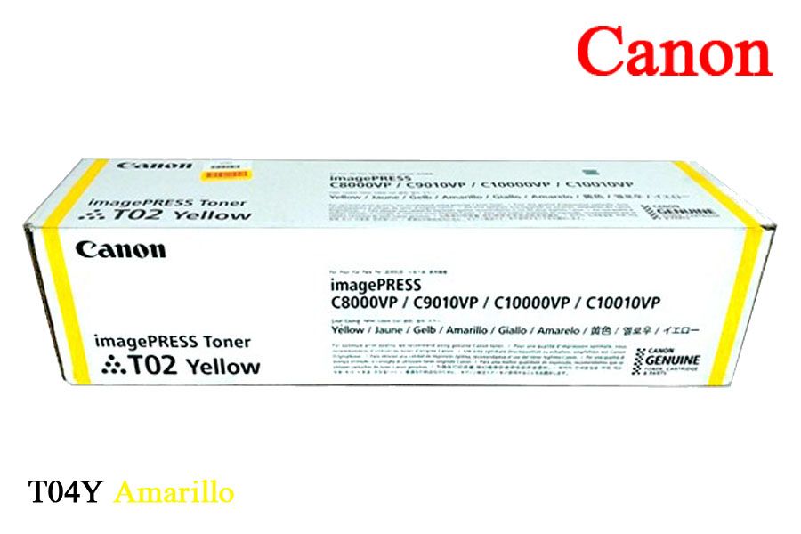 Toner-Canon-T02-Yellow.jpg Toner Canon T02 Yellow c8000VP, c10000VP - Imagen 1