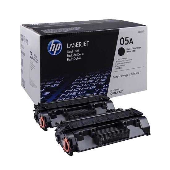 Toner-HP-05A-Negro-CE505D-Dual-Pack.jpg Toner HP 05A Dual Pack CE505AD Para P2035, P2055 - Imagen 1