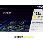 Toner HP 123A Yellow Q3972A Para 2550L, 2550N