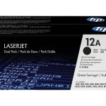 Toner HP 12A Dual Pack Q2612AD Para 1022nw, M1319, 3055, M1005