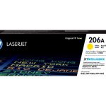 Toner Original HP 206A Yellow W2112A Para M255, M283