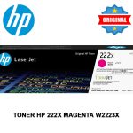 Toner Original HP 222X Magenta W2223X Para 3203dn/3303/3388