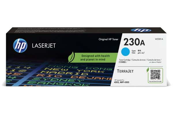 Toner-HP-230A-Cyan-W2301A.jpg Toner Original HP 230A Cyan W2301A Para 4203, MFP 4303 - Imagen 1
