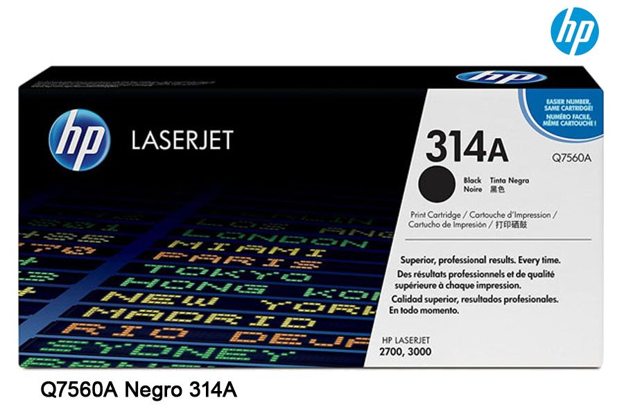 Toner-HP-314A-Black-Q7560A.jpg Toner HP 314A Black Q7560A LaserJet 2700, 3000 - Imagen 1