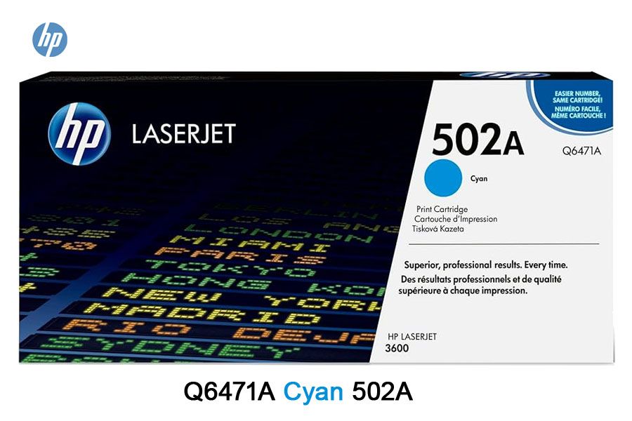 Toner-HP-502A-Cyan-Q6471A.jpg Toner HP 502A Cyan Q6471A Para 3600, CP3505 - Imagen 1