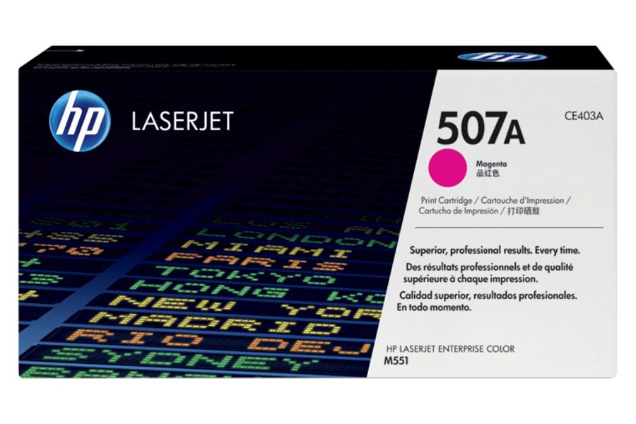 Toner-HP-507A-Magenta-CE403A.jpg Toner HP 507A Magenta CE403A Para M551, M575 - Imagen 1
