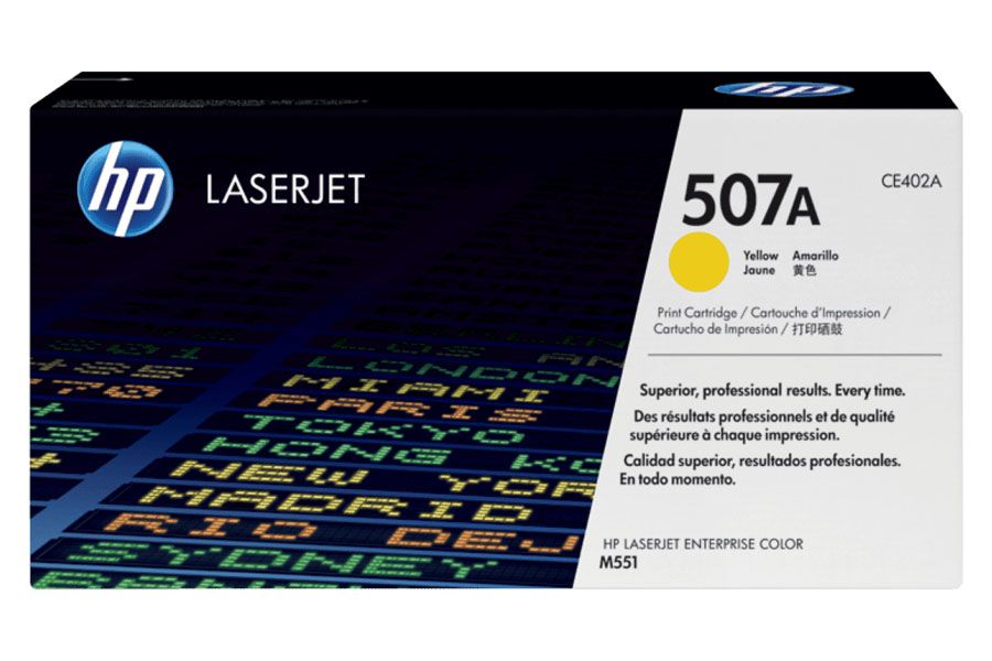 Toner-HP-507A-Yellow-CE402A.jpg Toner HP 507A Yellow CE402A Para M551, M575 - Imagen 1