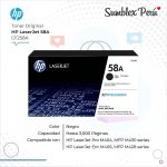 Toner Original HP 58A Negro CF258A Para M404, MFP M428 - Imagen 2