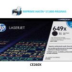 Toner HP 649X Negro CE260X Para CP4525 Series
