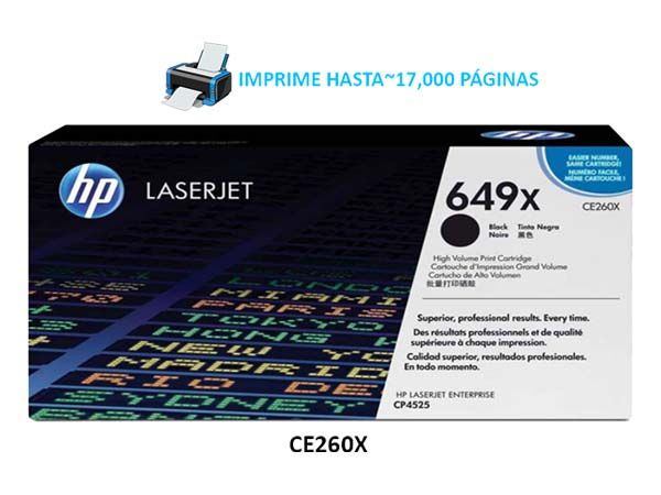 Toner-HP-649X-Negro-CE260X.jpg Toner HP 649X Negro CE260X Para CP4525 Series - Imagen 1