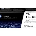 Toner HP 78A Dual Pack CE278AD Para P1606, M1536