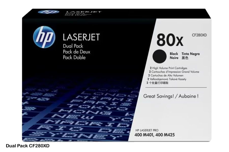 Toner-HP-80X-Dual-Pack-CF280XD.jpg Toner HP 80X Dual Pack CF280XD Para M401, M425 - Imagen 1