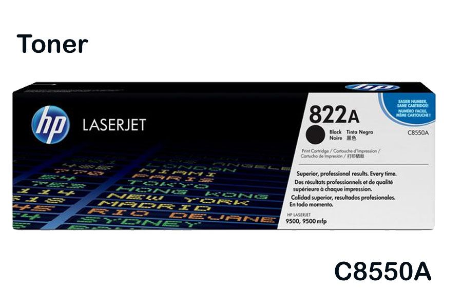 Toner-HP-822A-Black-C8550A.jpg Toner HP 822A Black C8550A LaserJet 9500 MFP - Imagen 1