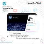 Toner Original HP 89A Negro CF289A Para M507, MFP M528