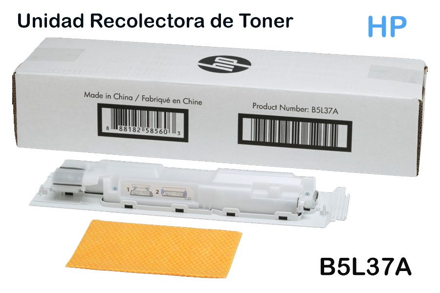 Toner-HP-B5L37A-Collection-Unit.jpg Toner HP B5L37A Collection Unit M553, M577, E55040 - Imagen 1