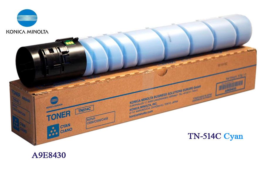 Toner-Konica-Minolta-TN-514C-Cyan-.jpg Toner Konica Minolta TN-514C Cyan C458, C558, C658 - Imagen 1