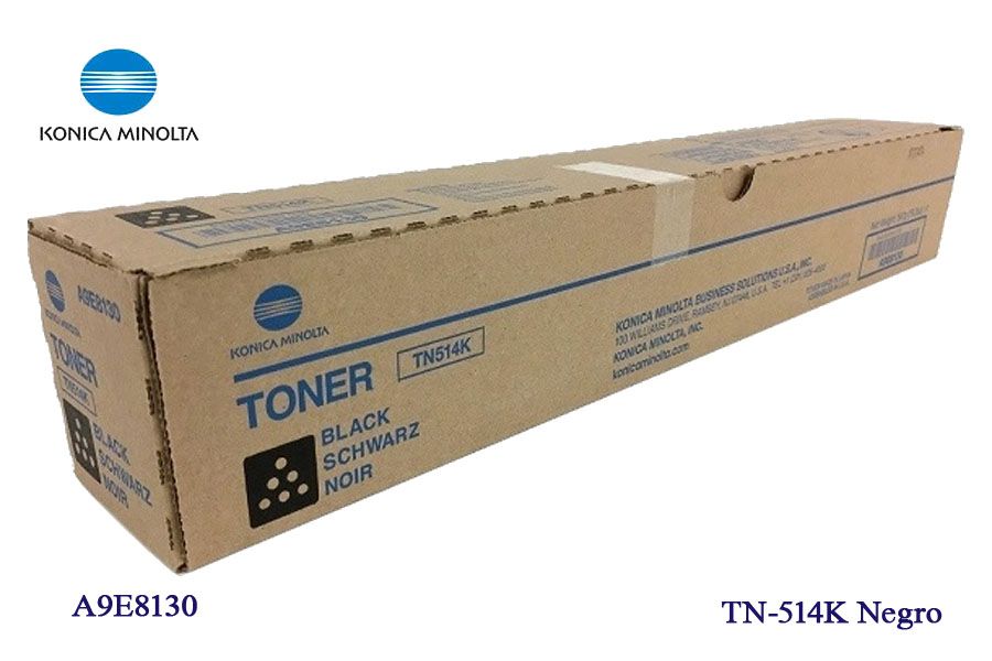 Toner-Konica-Minolta-TN-514K-Black.jpg Toner Konica Minolta TN-514K Negro C458, C558 - Imagen 1