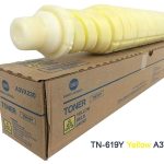 Toner Konica Minolta TN-619Y Yellow C1060, C1070